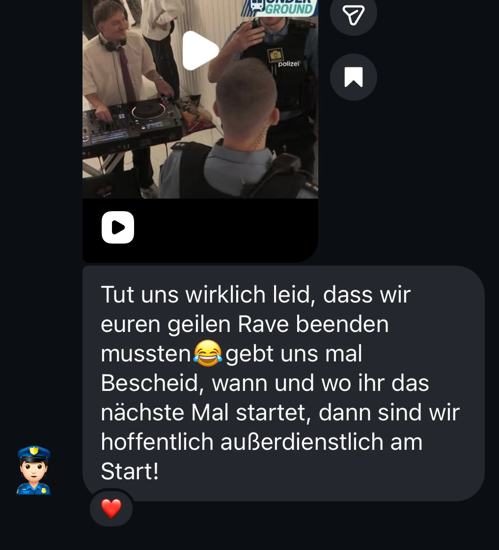 Loading image: alleged police officer sliding into our DMs.