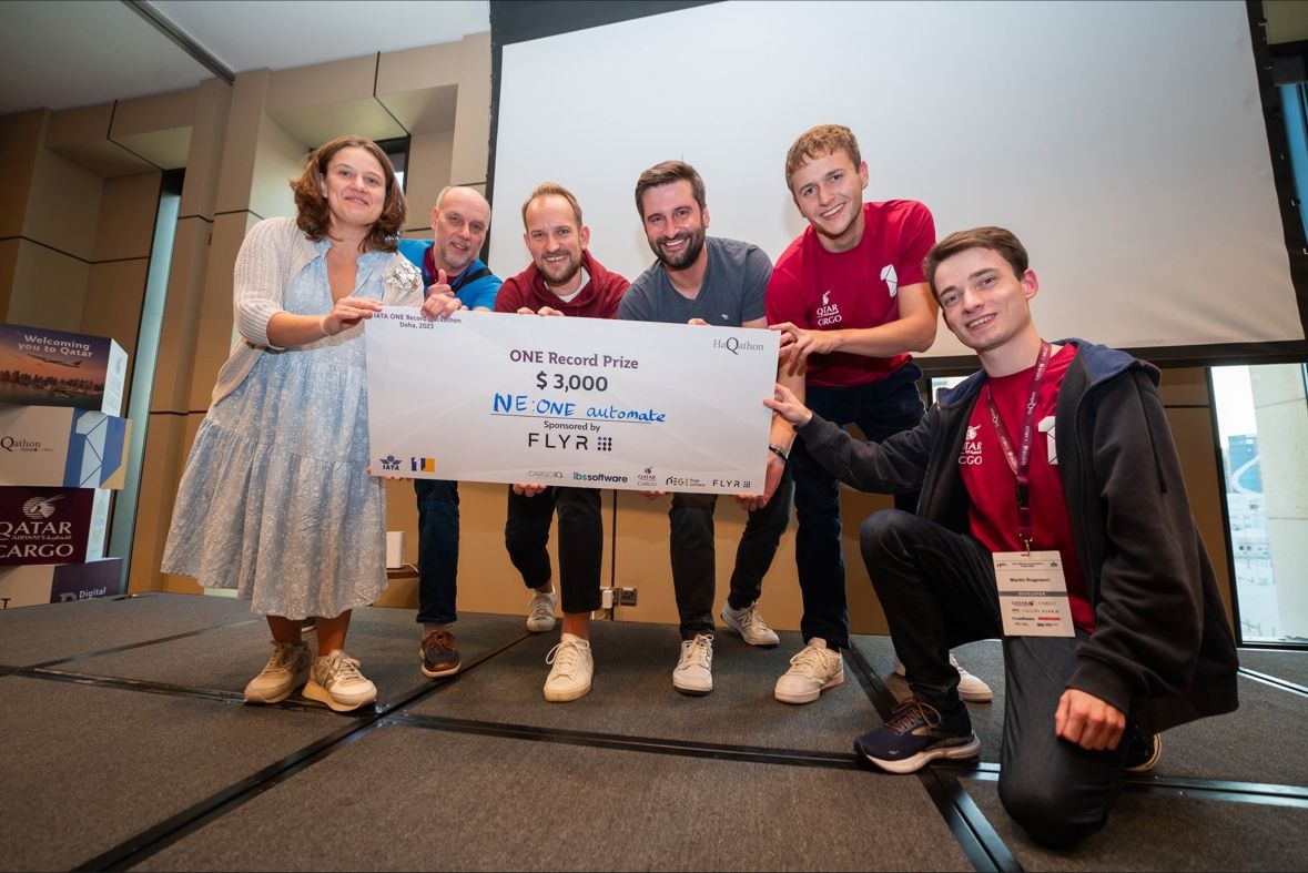 winning the onerecord hackathon in doha