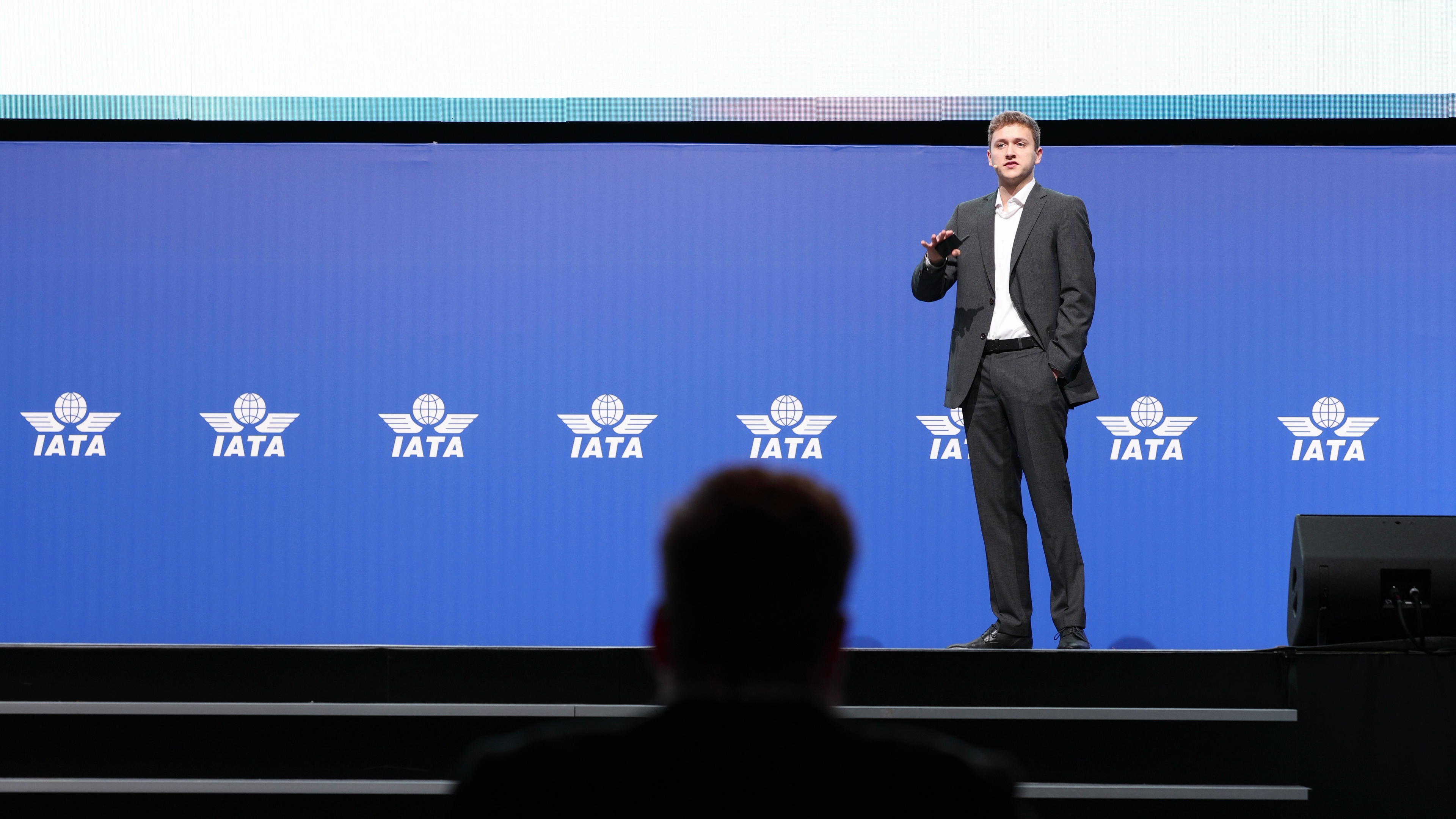 image of me on stage giving talk (shot by oliver)